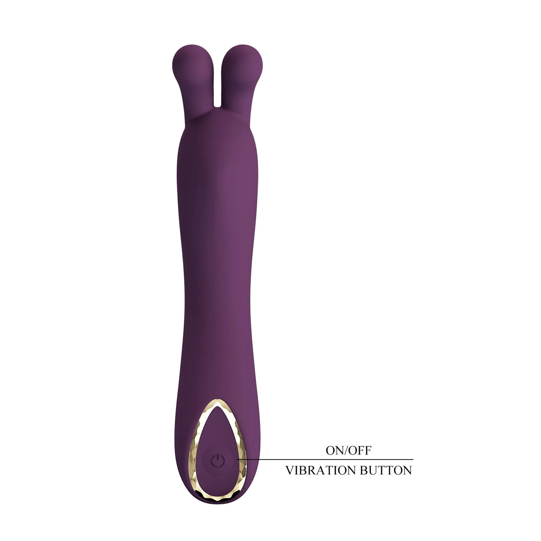 Pretty Love DJ Rabbit - Wibrator, Fioletowy, 13.9 cm
