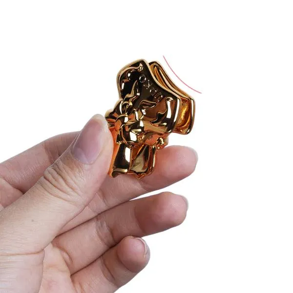 UPKO Bowknot Binder Clip Style Nipple Clamps -, Złoto