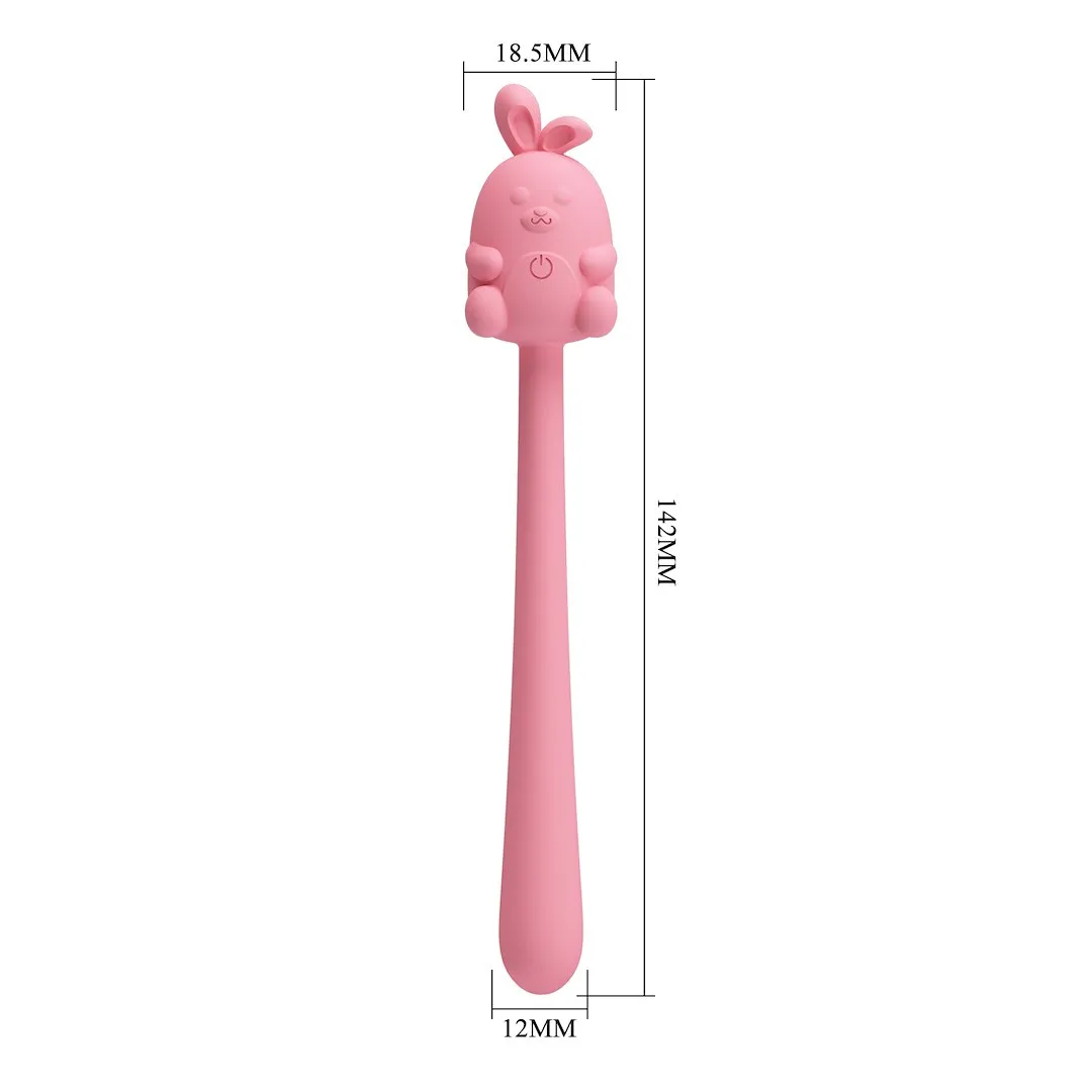 Вібратор Pretty Love Cute Bunny, 14.2 см (рожевий)