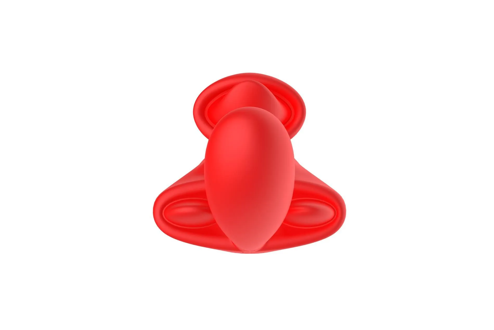 Вібратор B - Series Cute Charlie, G-Spot & Clitoral Massager, 22,6 см (червоний)
