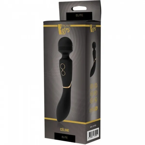 Dream Toys Céline Elite - Wibromasażer, Czarny, 22, 4 cm