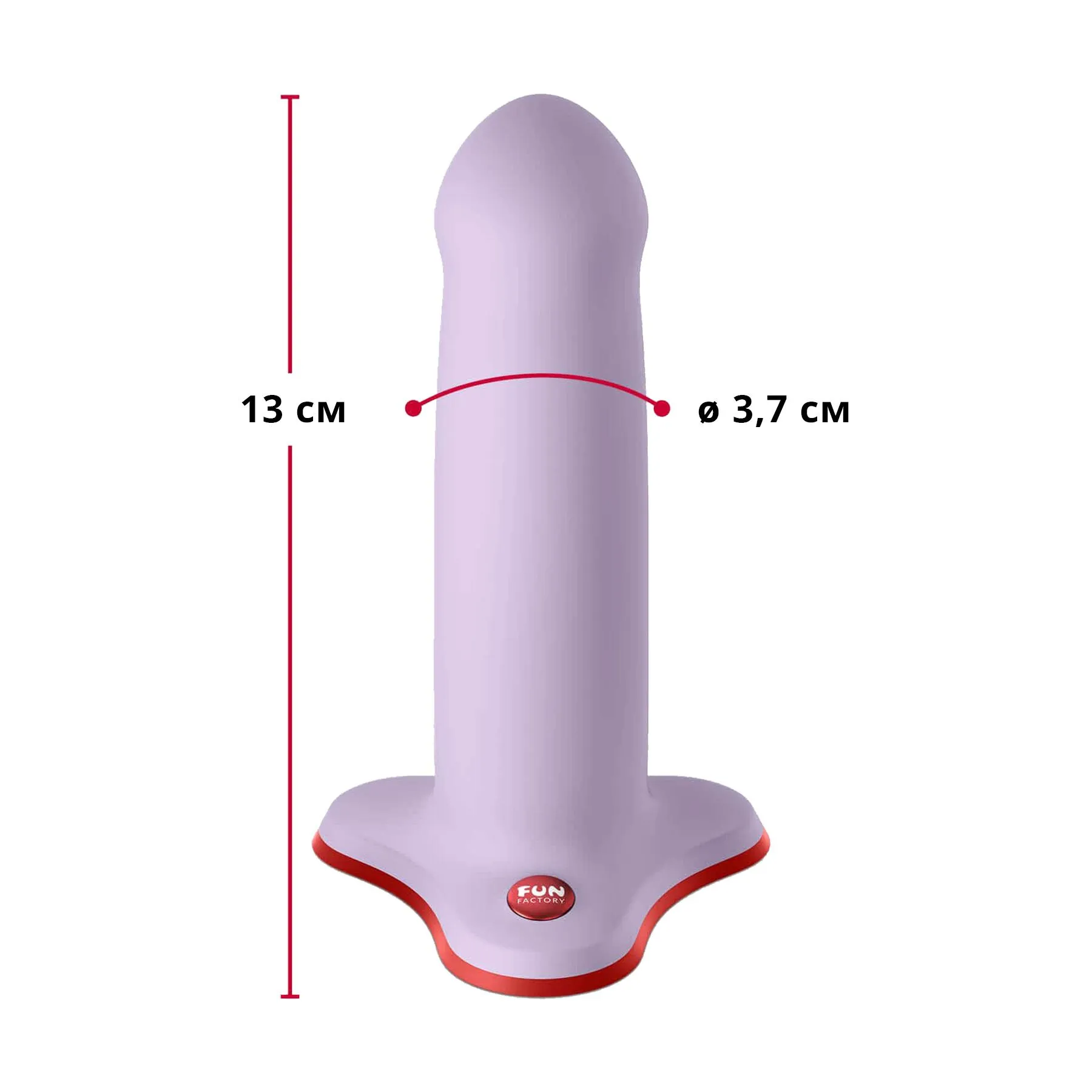Fun Factory Amor - Dildo, Liliowy, 13 cm