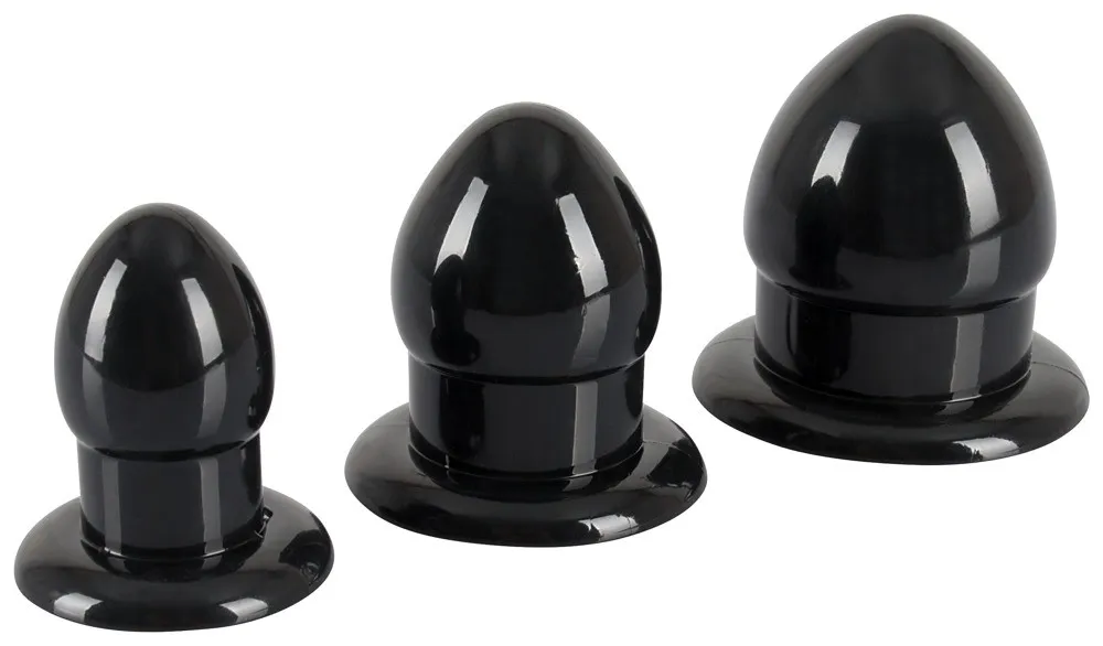 You2Toys Anal Stretching Plug Kit - Zestaw korków analnych, Czarny, 6.2 cm