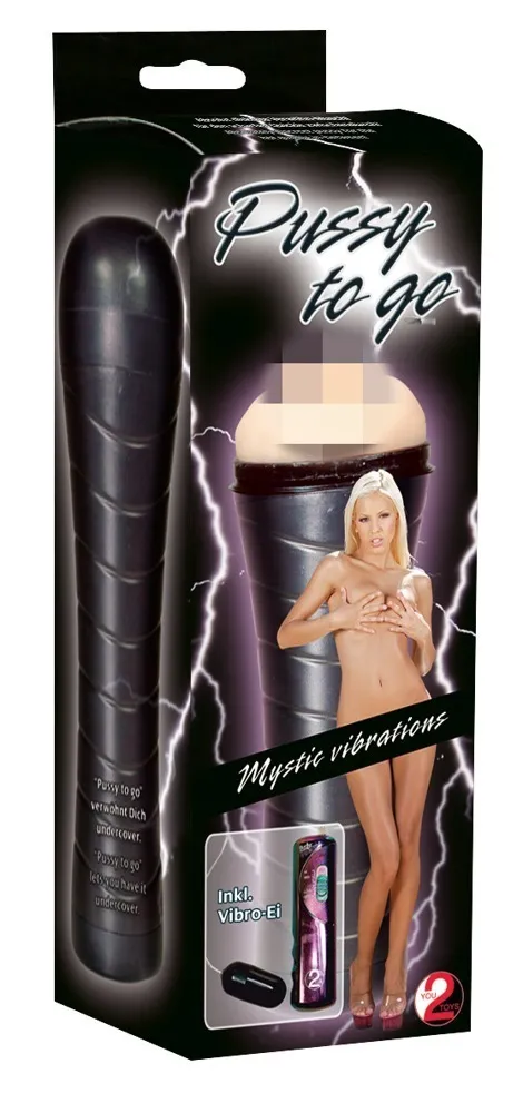 Мастурбатор с вибрацией Pussy to Go (телесный)