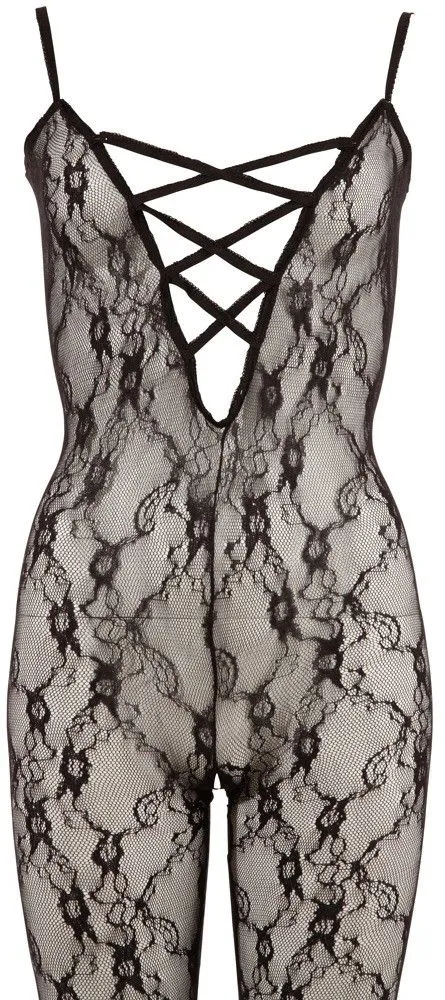 Бодистокинг Orion Lace Catsuit, L/XL (черный)