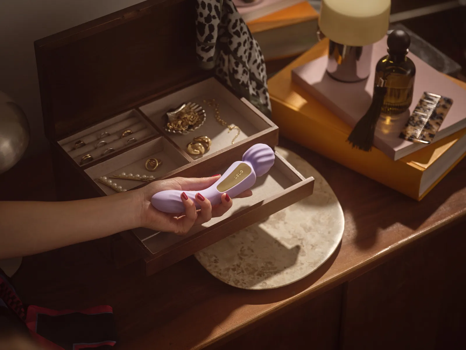 Двусторонний массажер Lelo Switch Lilac, 21.7 см (розовый)