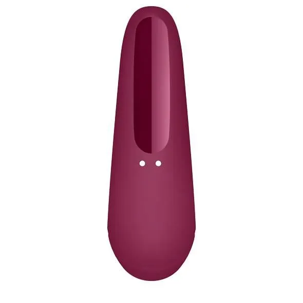 Satisfyer Curvy 1+ - Bezdotykowy stymulator łechtaczki, Czerwony, 13, 5 cm
