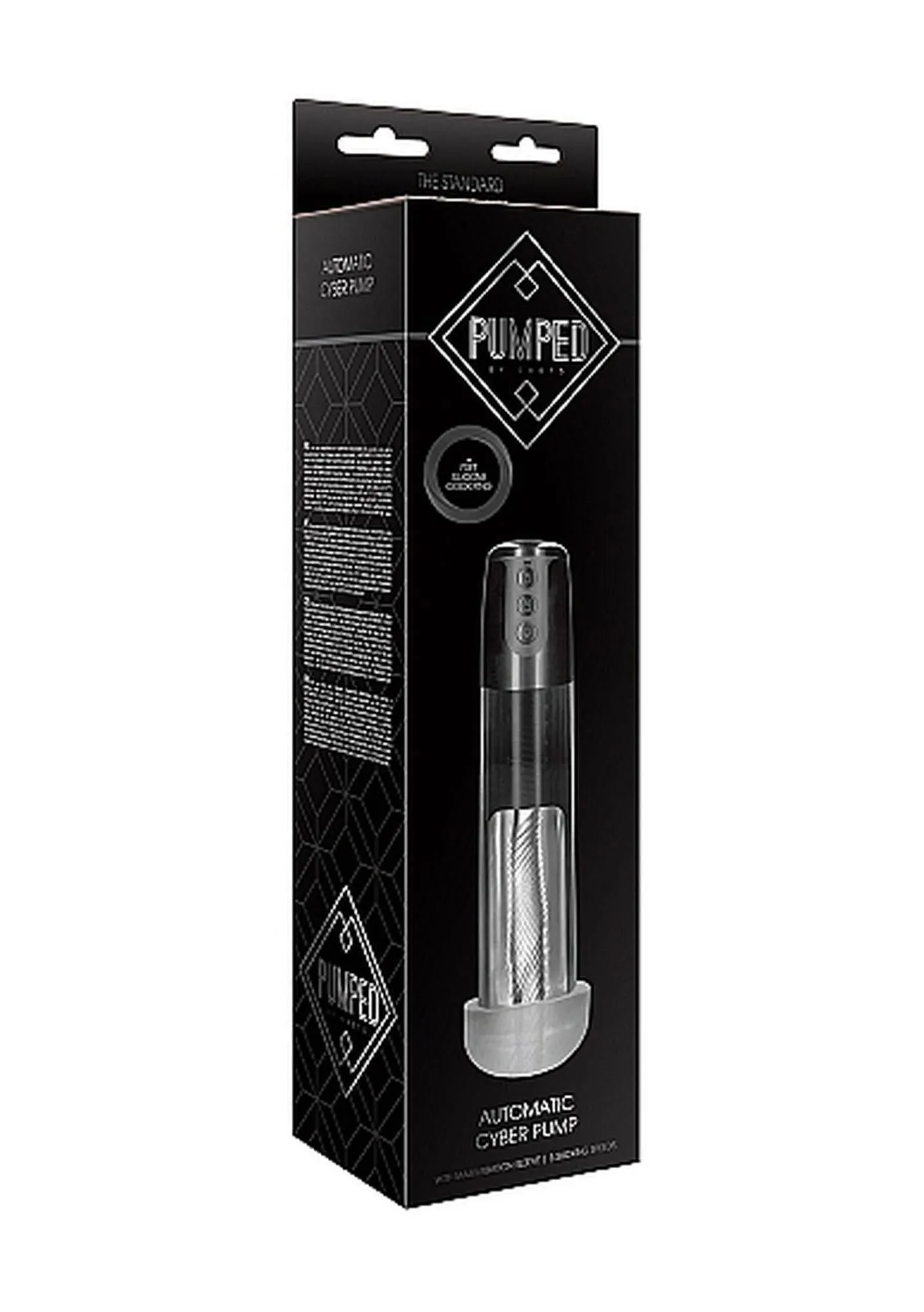 Помпа для пениса Pumped Automatic Cyber Pump с мастурбационным рукавом, 29.5 см (прозрачный)