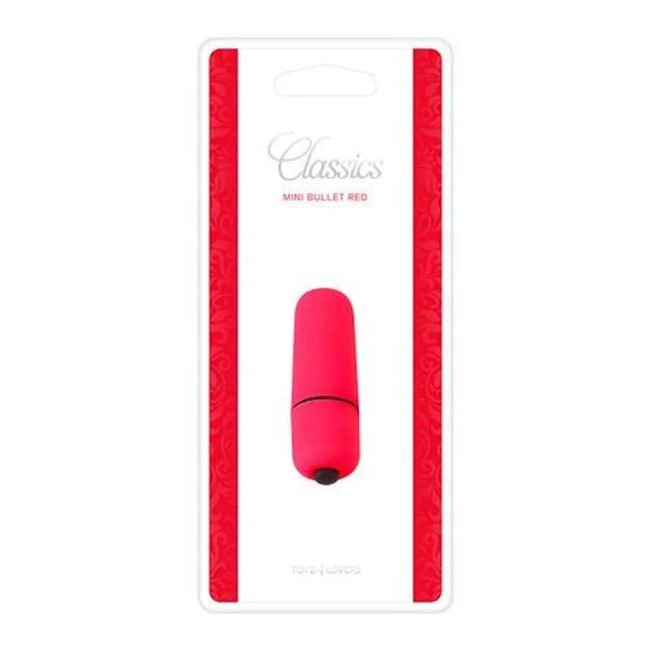 Toyz4lovers Classics Mini Bullet - Mini-wibrator, Czerwony, 5.5 cm