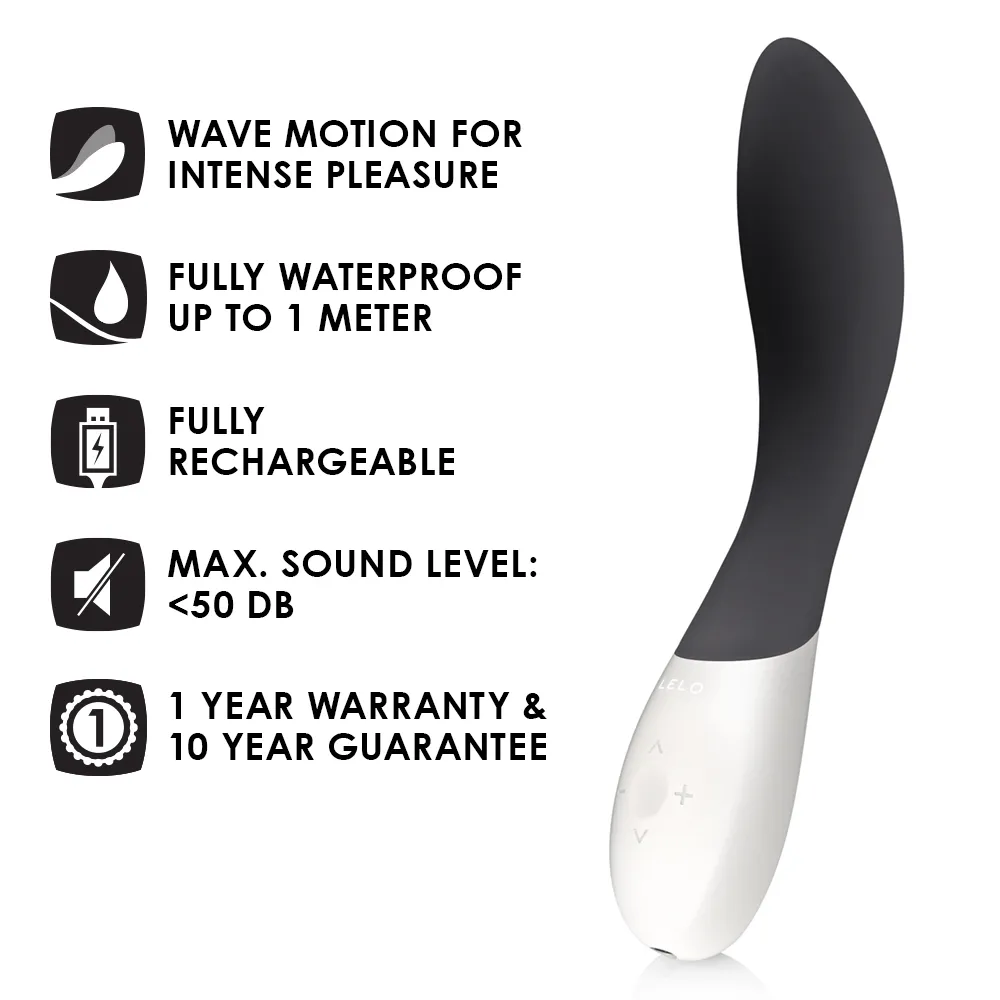 Lelo Mona Wave - Wibrator, Czarny, 19, 5 cm