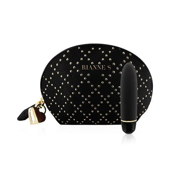 Rianne S Classique Vibe - Mini-wibrator, Czarny, 12 cm