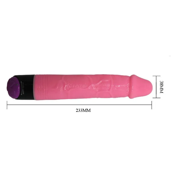 Вибратор Baile Colorful Pin Vibe, 23.3 см (розовый)