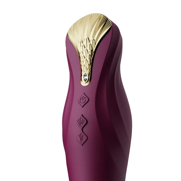 Zalo King Vibrating Thruster - Wibrator, Fioletowy, 30, 2 cm