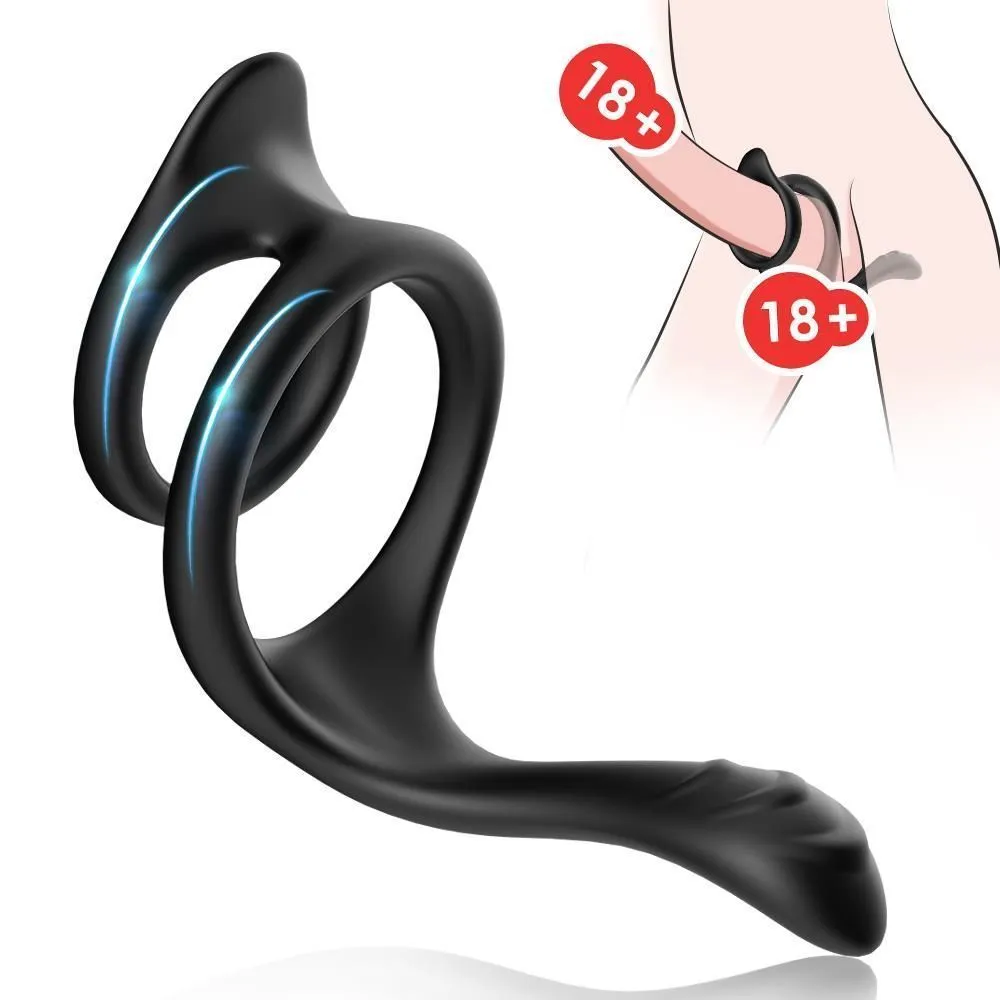 Ерекційне кільце B - Series Joy Tail, 8.5 см (чорний)