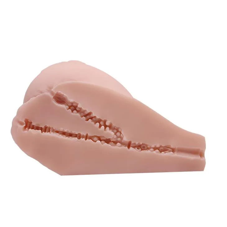 Crazy Bull Vagina and Ass Rose 6 function vibrations - Masturbator, W kolorze cielistym, 22.5 cm