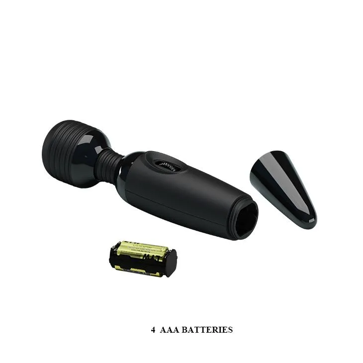 BAILE Power Wand - Wibrator, Czarny, 25 cm