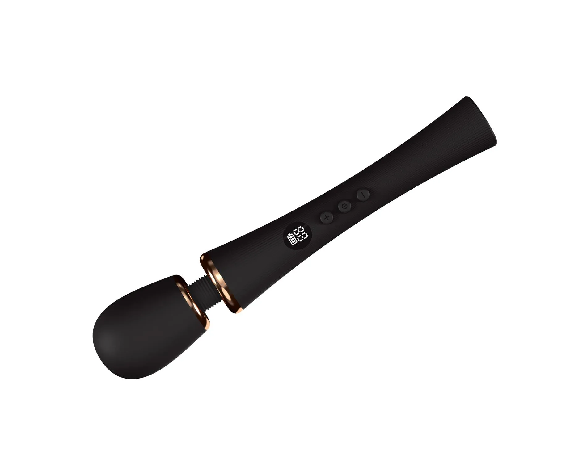 Fantasy Nereus Powerful Clitoral Massager - Wibrator łechtaczkowy, Czarny, 29.5 cm