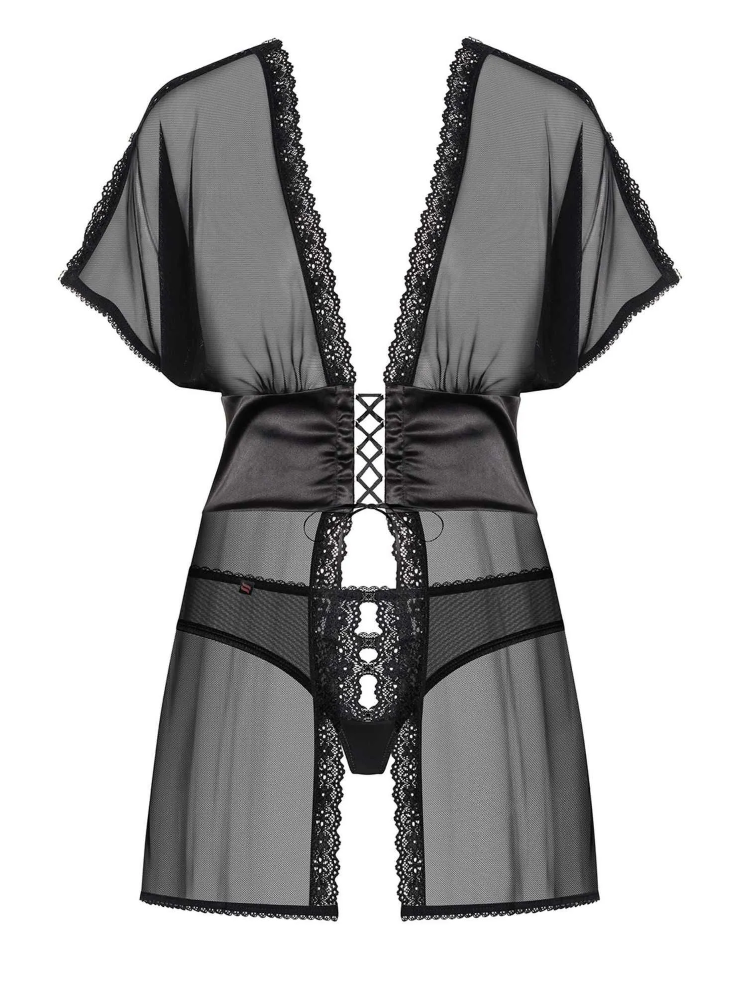 Obsessive 868-Bab-1 - Komplet bielizny, L/XL