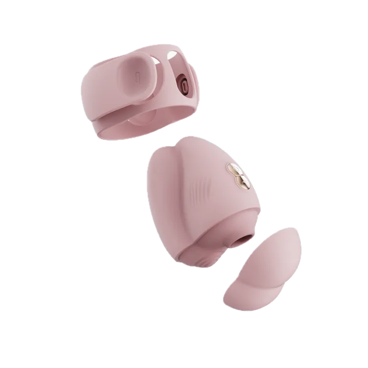 Qingnan Thigh Pressure Sensing Clitoral Stimulator Pin - Stymulator łechtaczki, Różowy, 8 cm