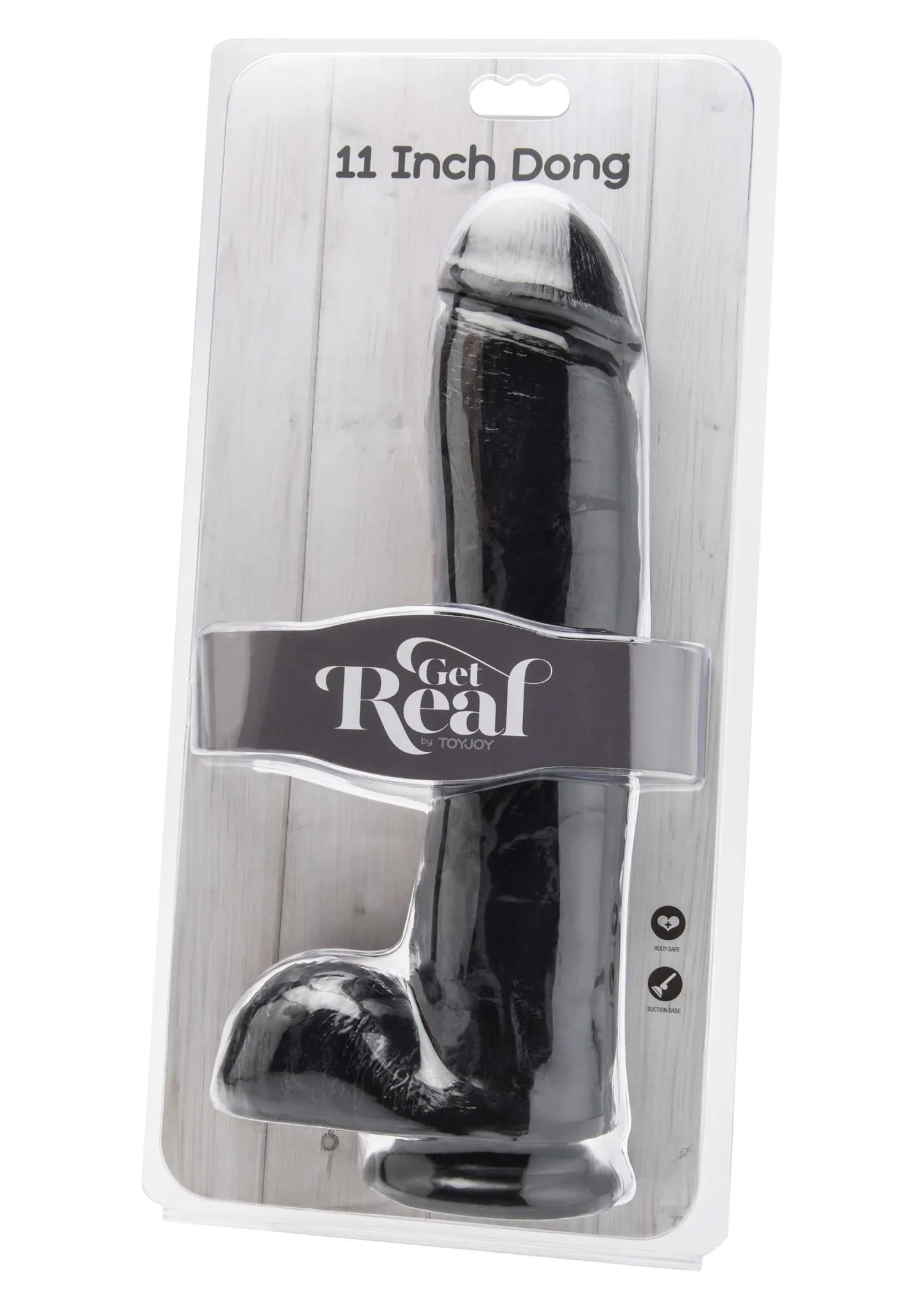 Фаллоимитатор Get Real 11 Inch Dong, 29 см (черный)
