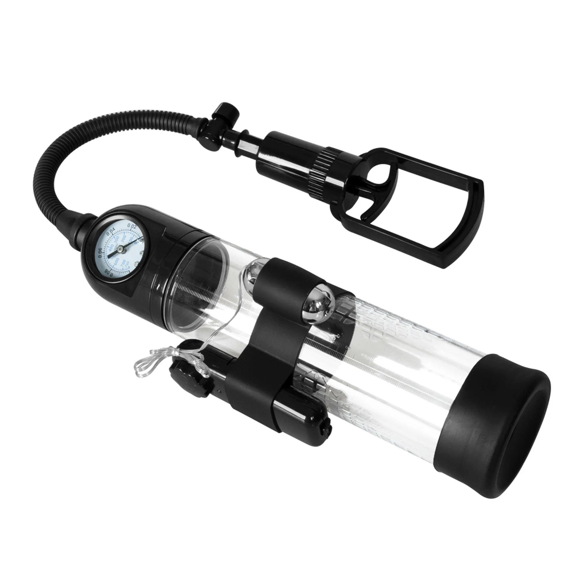 Помпа для пениса B - Series Power Powerpump Master Vibrating (прозрачный)