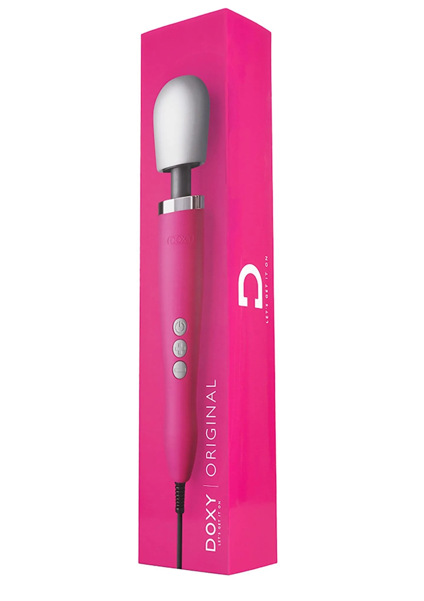 DOXY Massager Original - Wibromasażer, Różowy, 34 cm