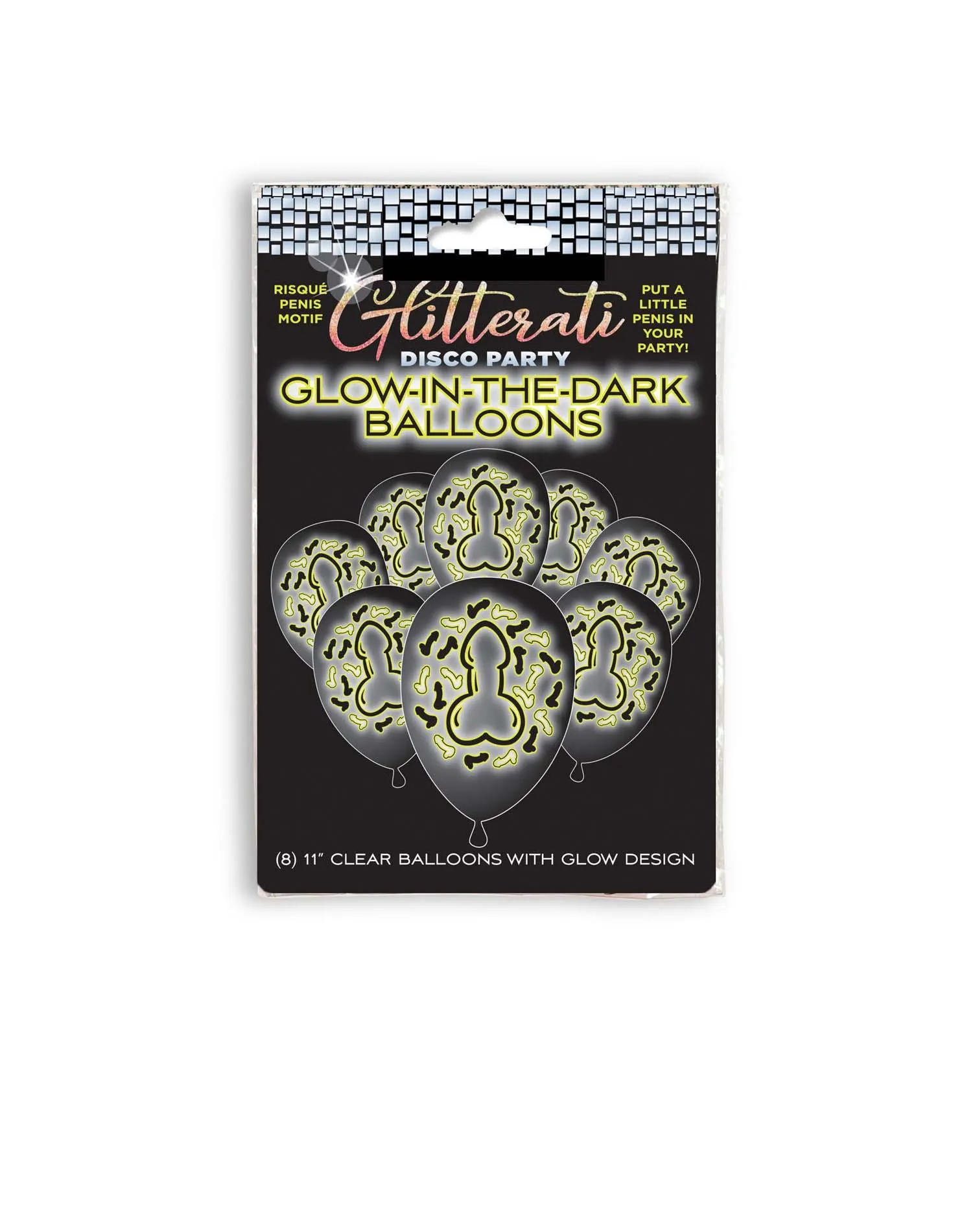Светящиеся шары Little Genie Glitterati Disco Glow, 8 шт