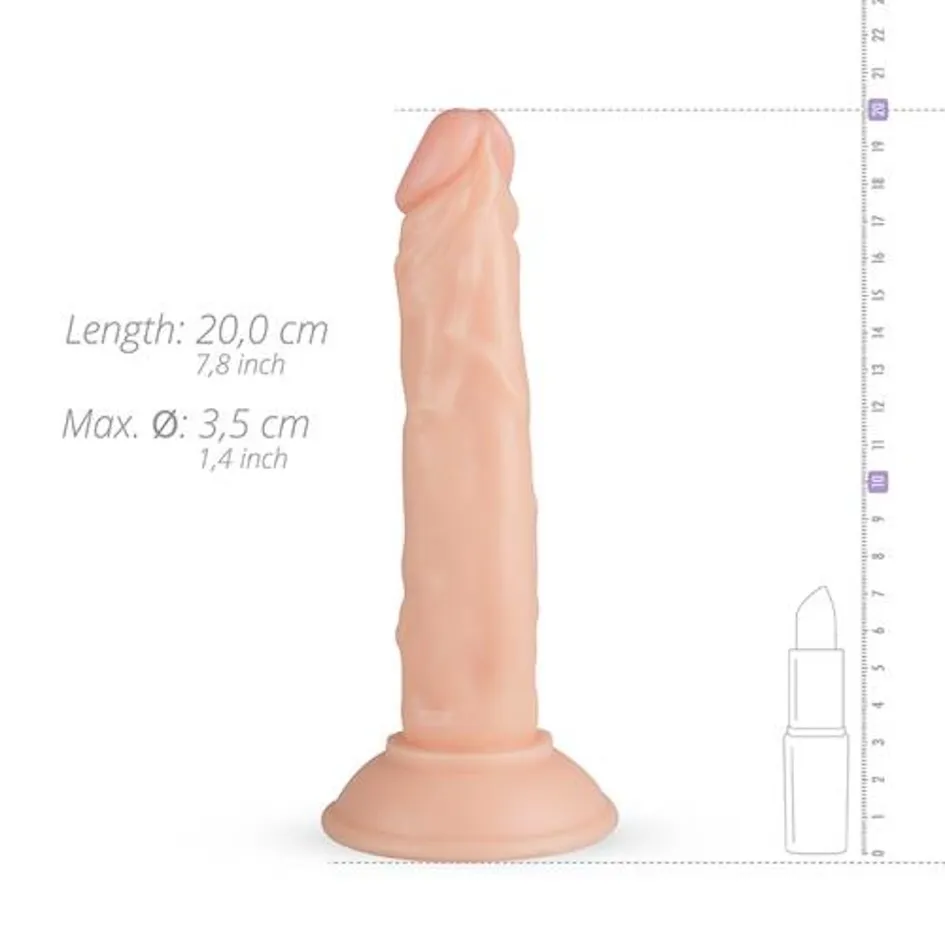 Фалоімітатор EasyToys Blane, 20 см (тілесний)