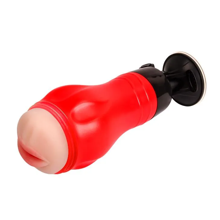 Мастурбатор Crazy Bull Flora Mouth 12 Function (тілесний)