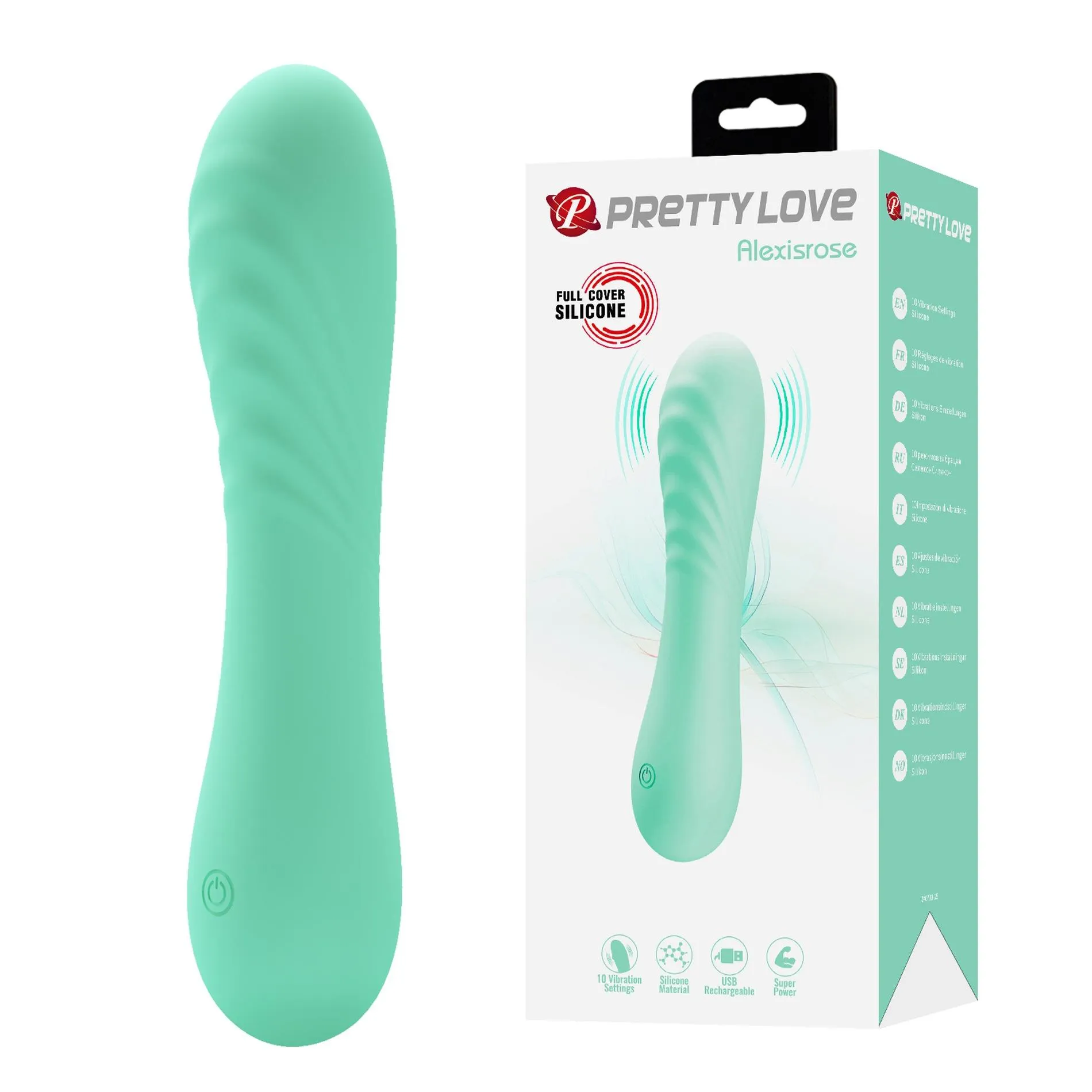 Pretty Love Alexisrose - Wibrator, Zielony, 15 cm