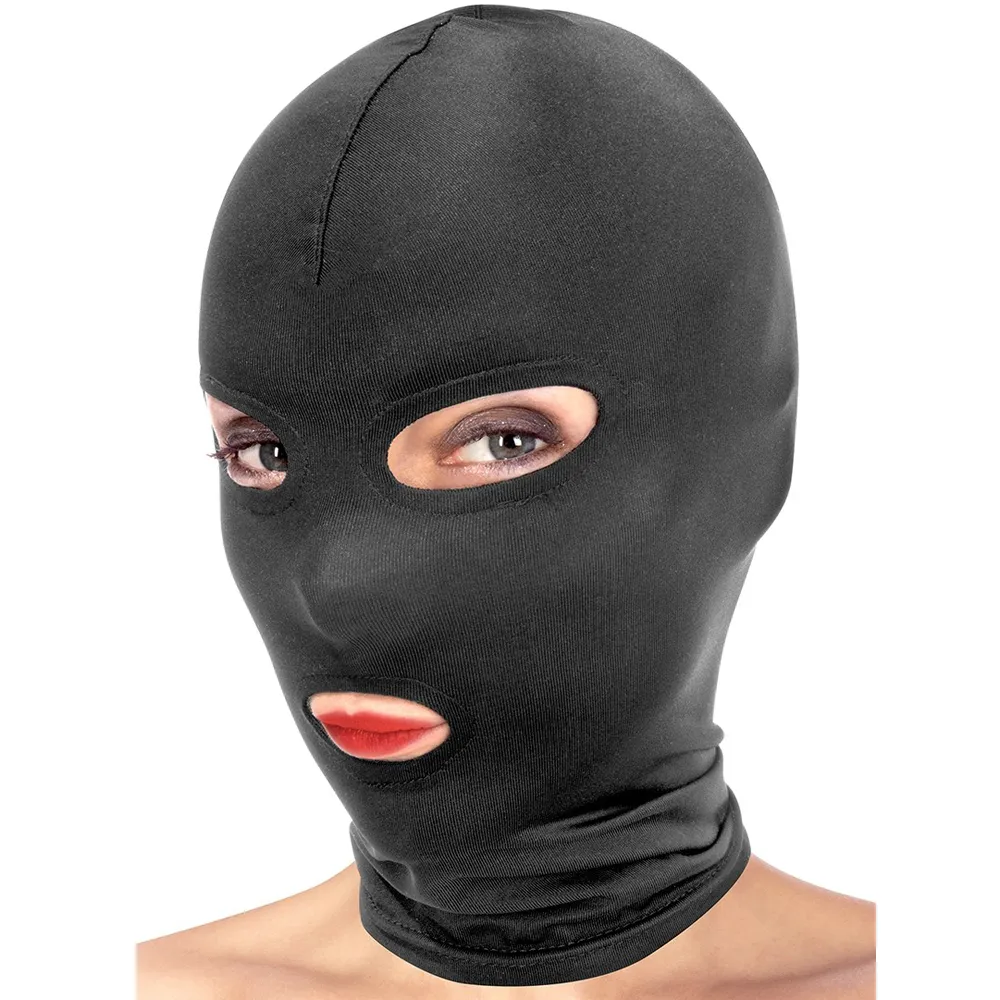Маска Fetish Tentation Open Mouth and Eyes Hood, One Size (черный)