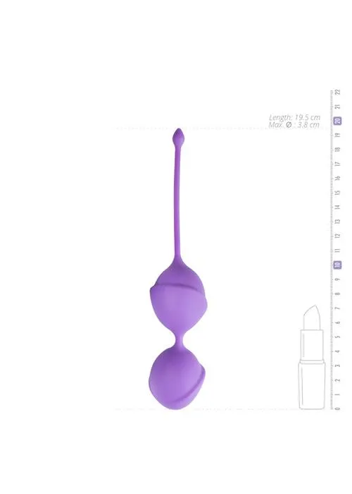 Вагинальные шарики EasyToys Jiggle Mouse, 19,5 см (фиолетовый)