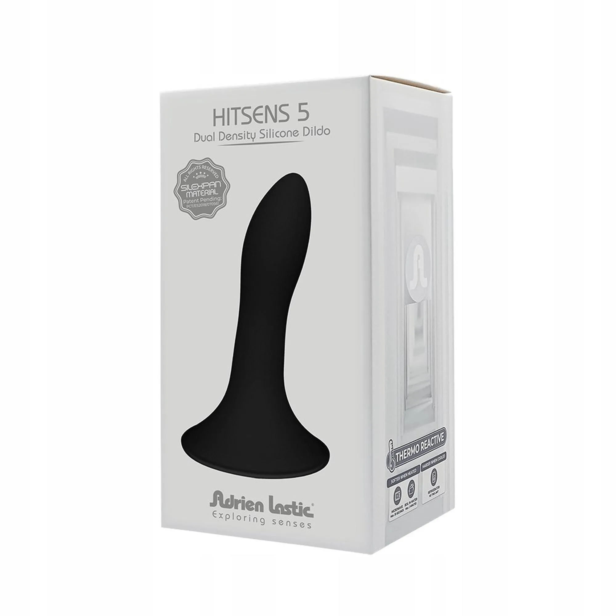 Фаллоимитатор Adrien Lastic Hitsens 5, 12.9 см (чёрный)