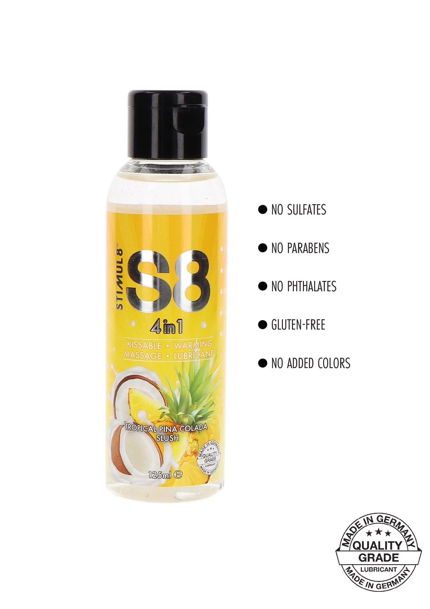 Лубрикант Stimul8 S8 4-in-1 Dessert Lube Pineapple, 125 мл