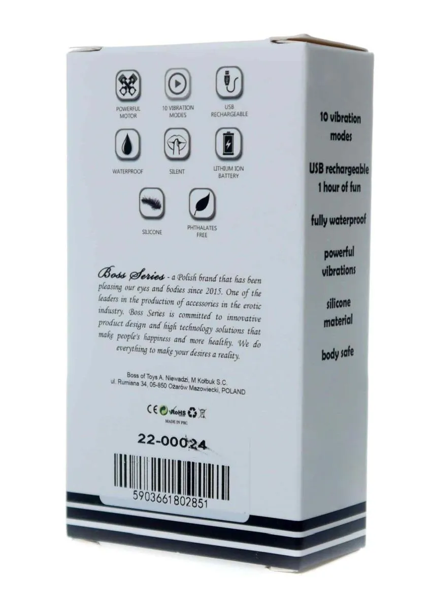 B - Series Magic Lipstick Vibrator - Wibrator łechtaczkowy, Czarny, 9.2 cm