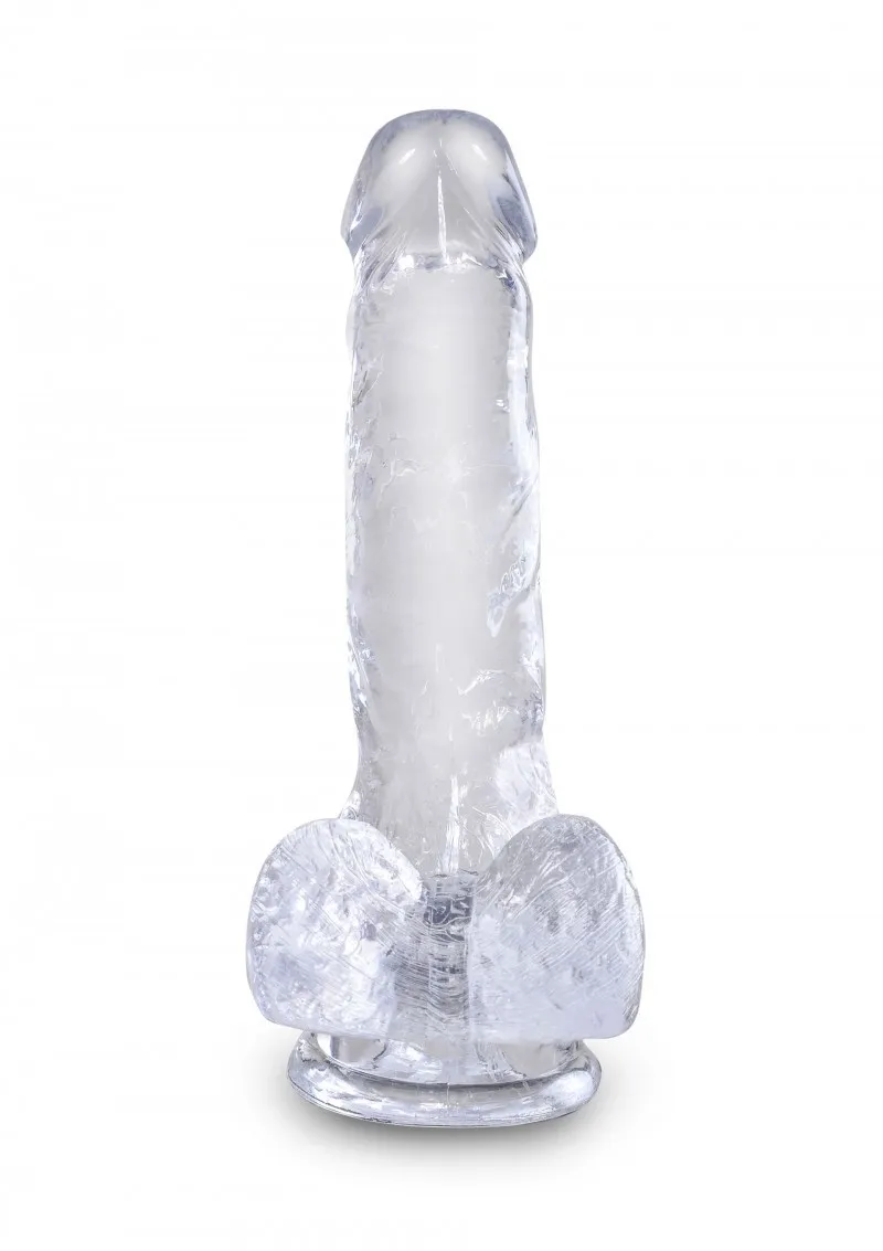 Dildo King Cock Clear 6 Inch, 17,7 cm (przezroczyste)