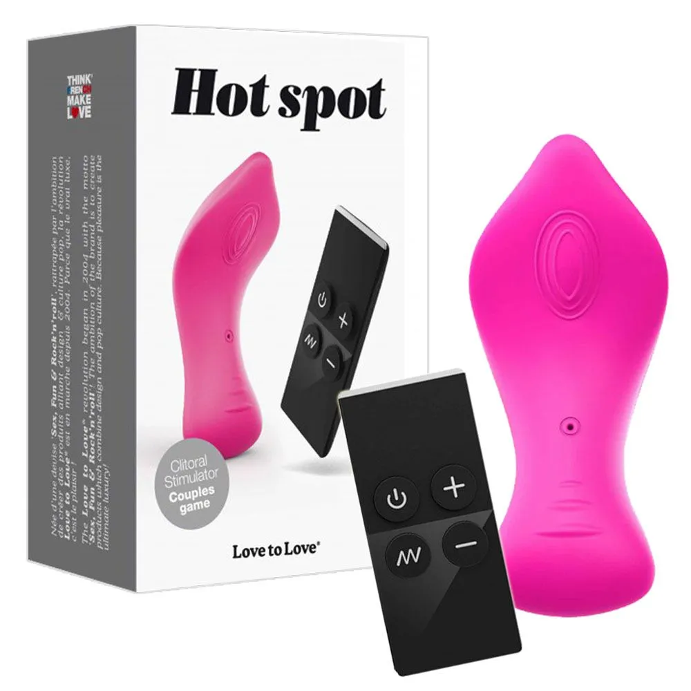 Вибратор для клитора Love To Love Hot Spot, 11.5 см (розовый)