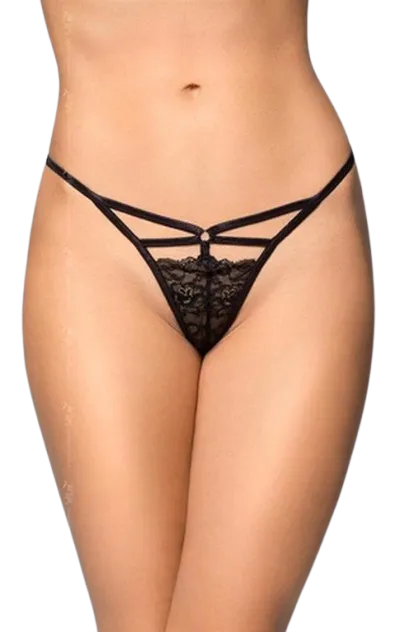 Трусики-стринги Softline G-String 2473, S-L (черный)