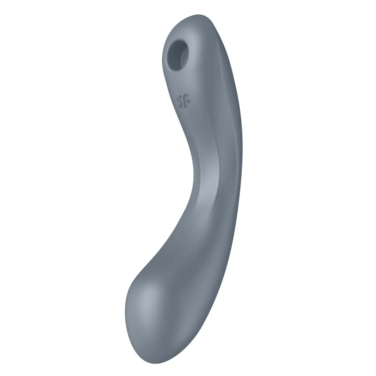 Вакуумний стимулятор клітора з вібрацією Satisfyer Curvy Trinity 1 (сірий)