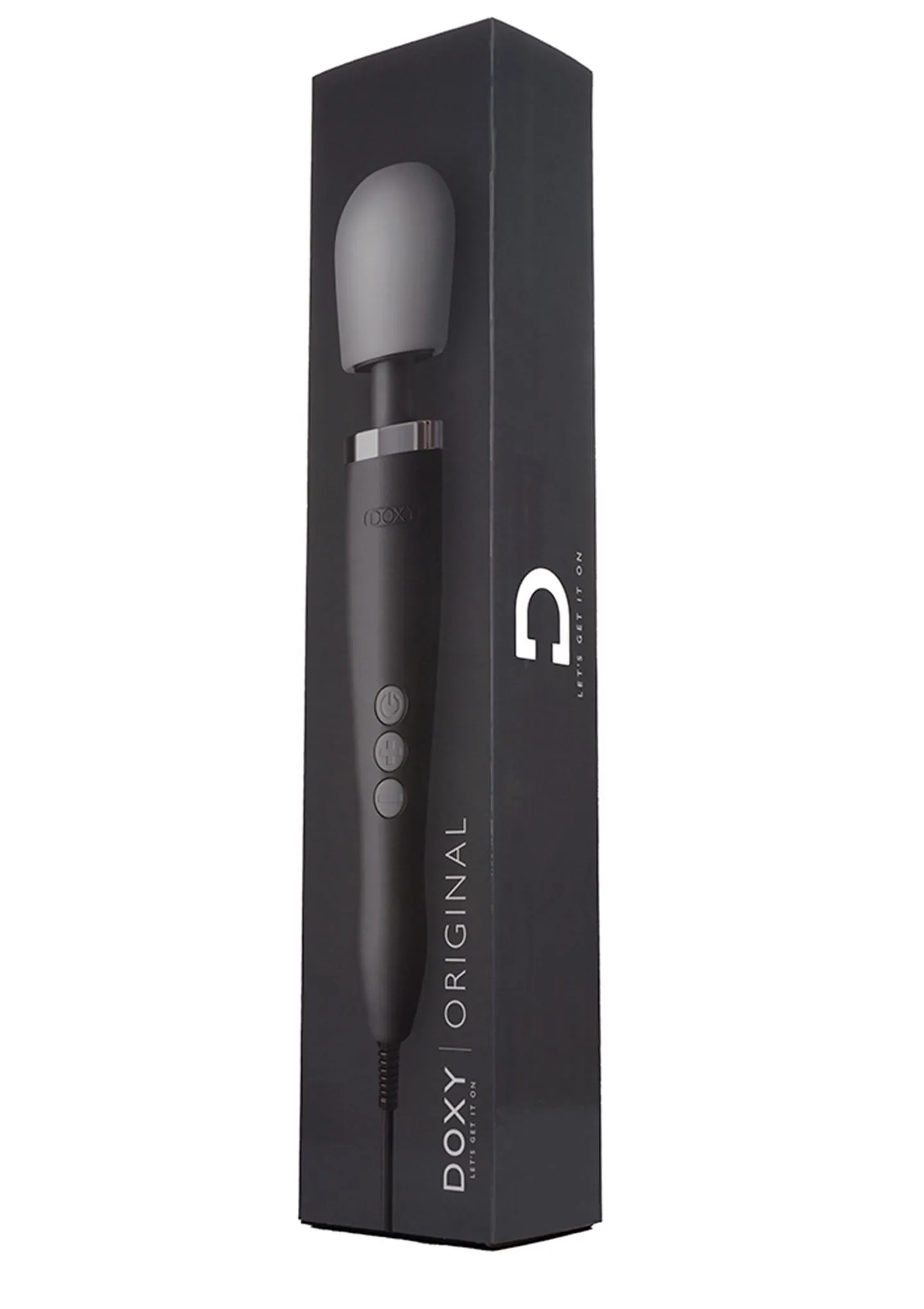 Вибромассажер Doxy Original, 34 см (черный)