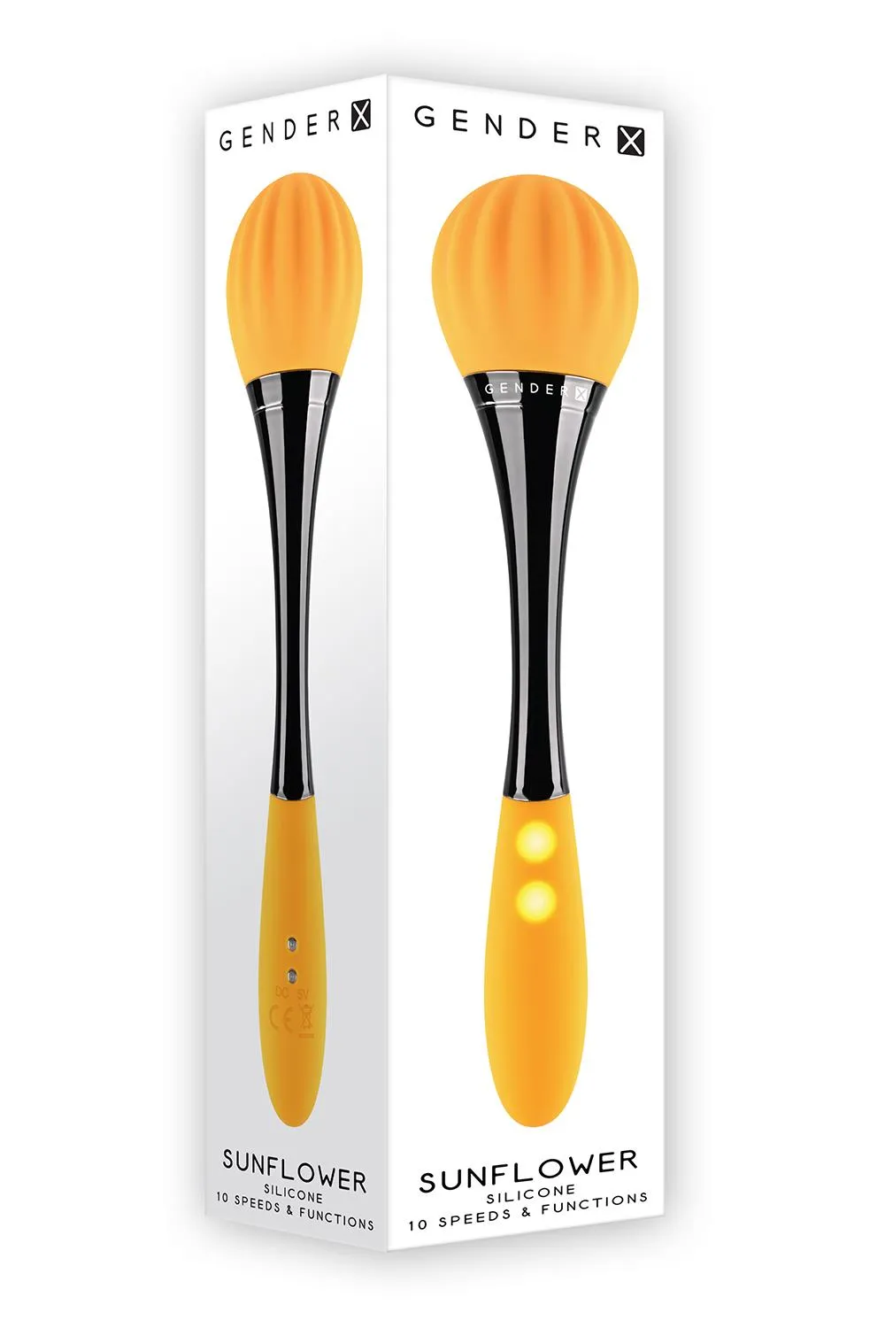 Вібратор Gender X Sunflower, 19,9 см (жовтий)