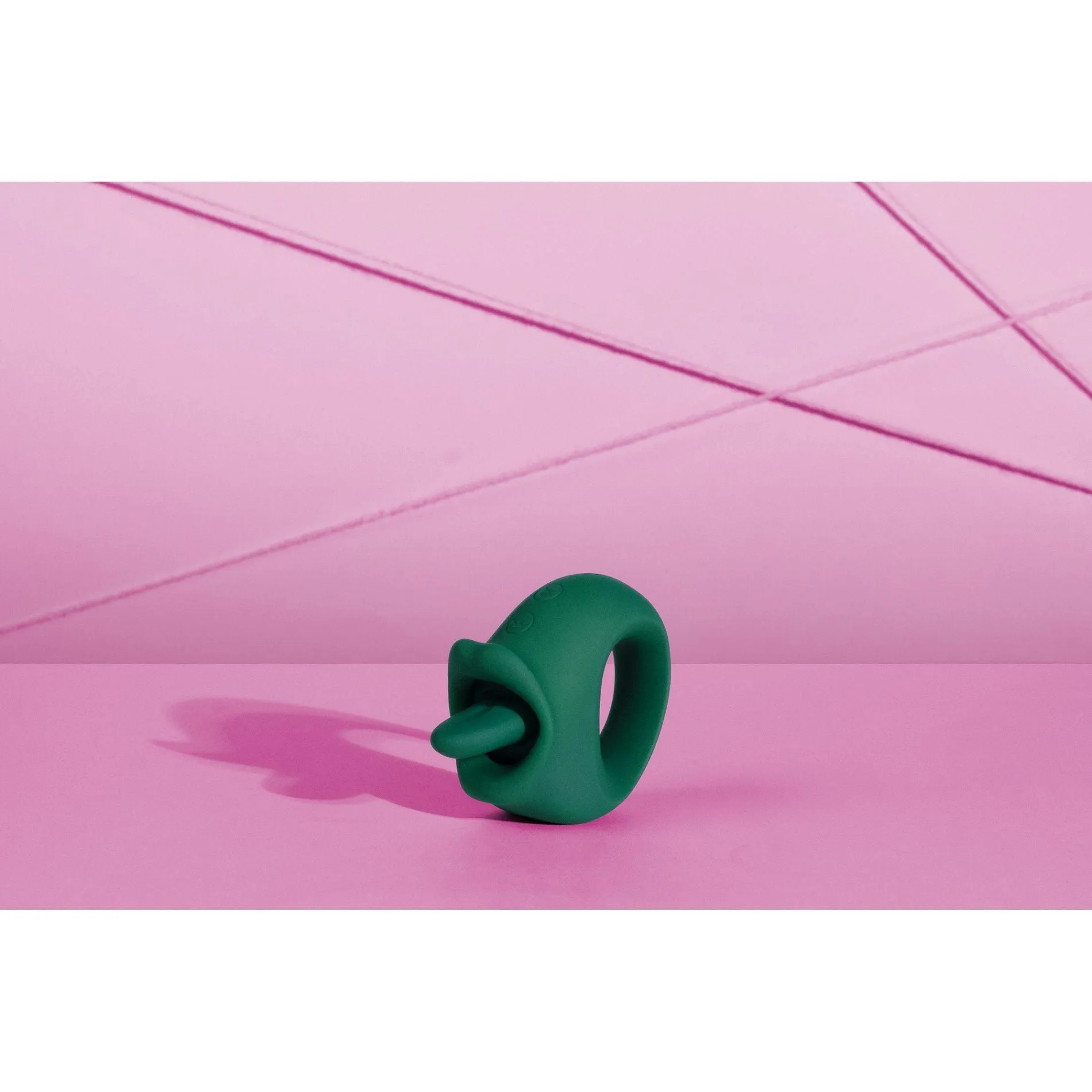 Вібратор для клітора Loveline Licking and Vibrating Clitoral Stimulator (зелений)