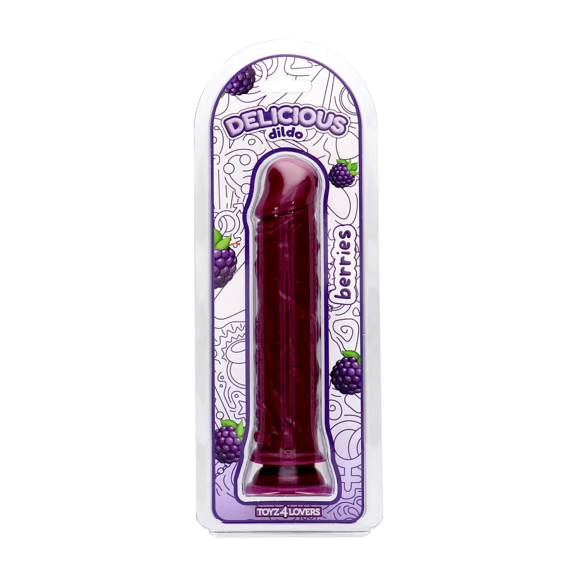Фалоімітатор Toyz4lovers Delicious With The Scent Blackberries, 20 см (фіолетовий)