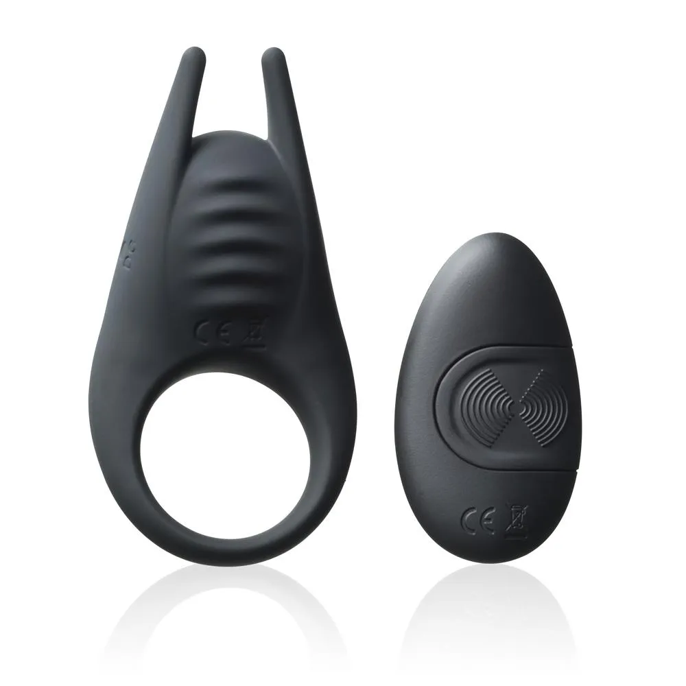 INTY Toys Crave - Pierścień wibracyjny, Czarny, 9.5 cm