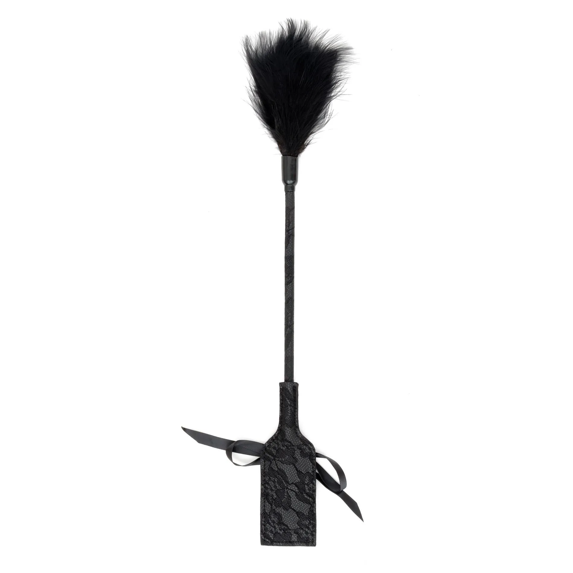 Fetish B - Series Tickler & Whip 3.0 - Szpicruta, Czarny, 41 cm