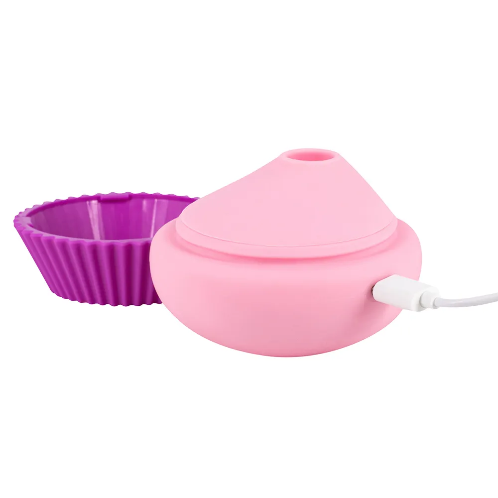 Массажер для клитора Lola Games Magic Cupcake, 5.6 см (розовый)