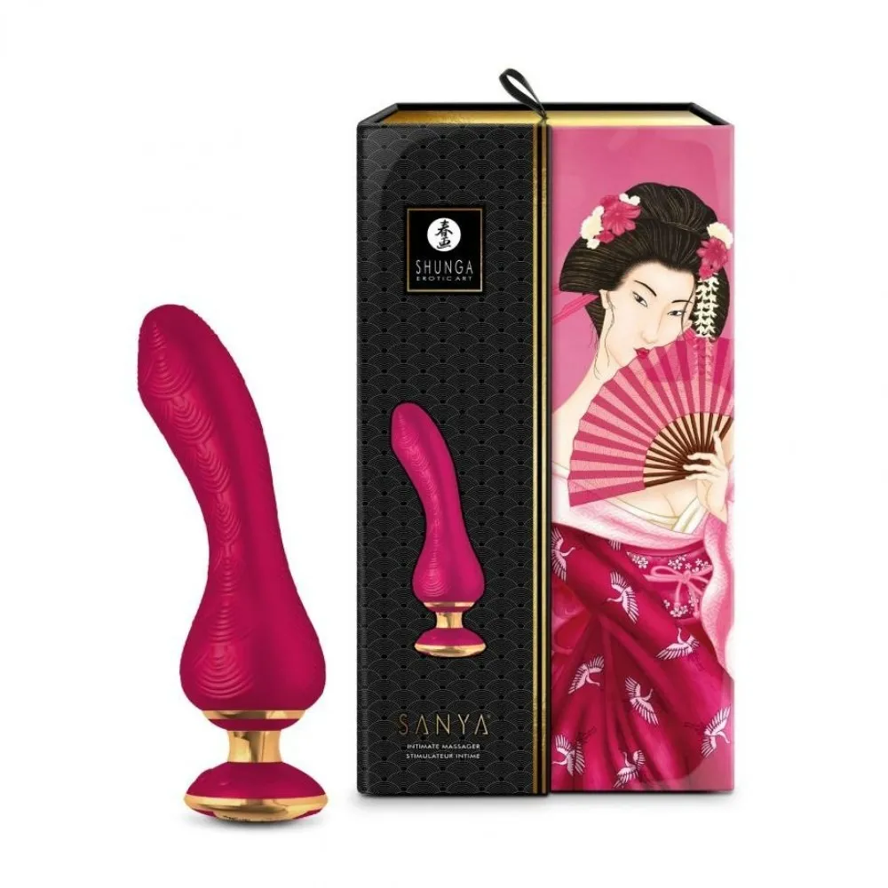 Вибратор Shunga Sanya, 18,5 см (малиновый)