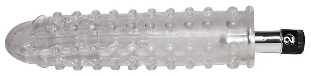 Насадка на пеніс Orion Vibro Penis Sleeve, 16х4 см (прозорий)