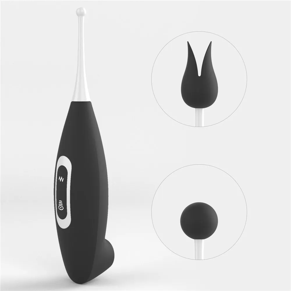 Lovetoy Rechargeable Clit Pro - Wibrator łechtaczkowy, Czarny, 19 cm