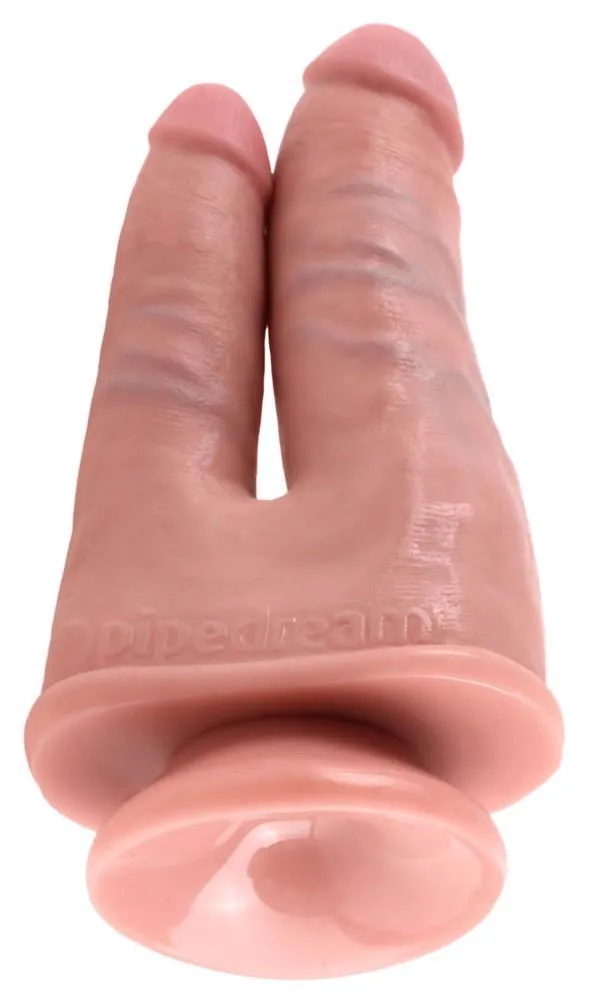 Двойной фаллоимитатор Pipedream King Cock Double Penetrator Light, 20.9 см (телесный)